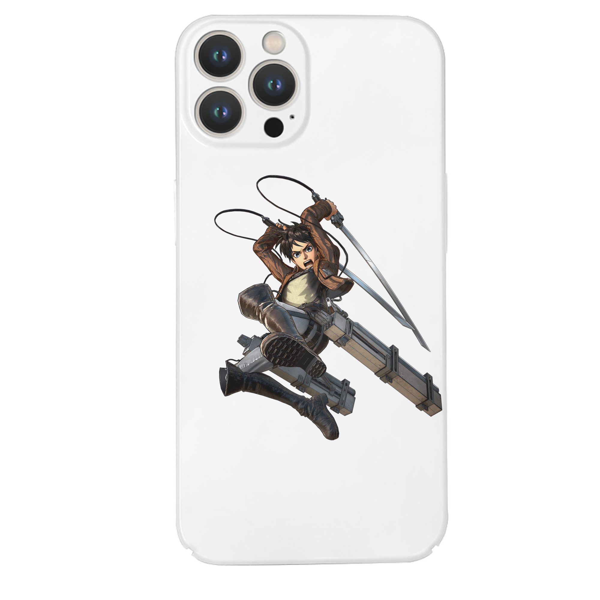 （画像用） 進撃の巨人 エレン･イェーガー Attack on Titan Eren Jäger 【iPhone 14シリーズ対応】ハードケース